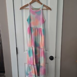adidas Pastel Tie-Dye Kids Dress